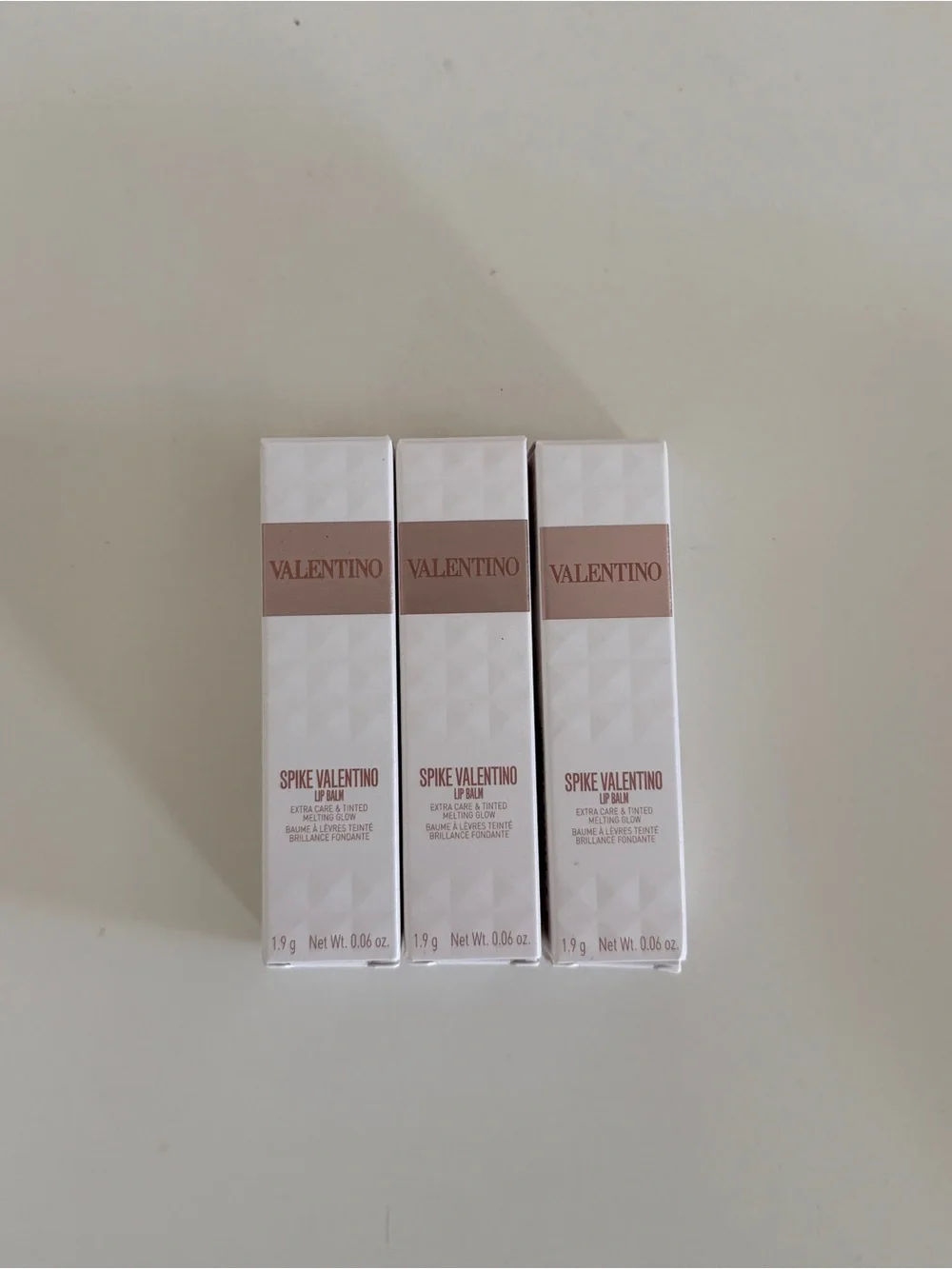 [BNIB] Set of 3 Spike Valentino Hydrating Disco Lip Balm